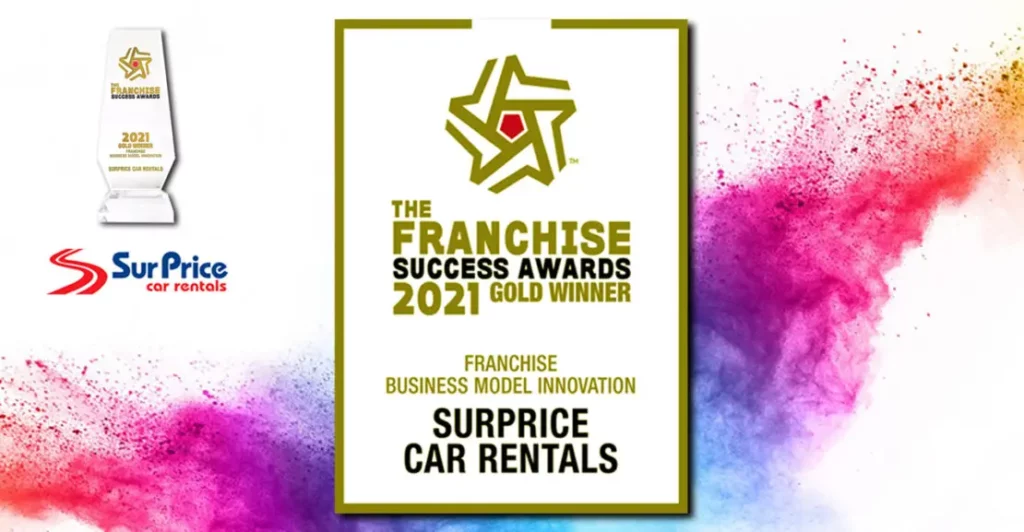 Surprice Franchise Business Model Innovation 2021 Gold award